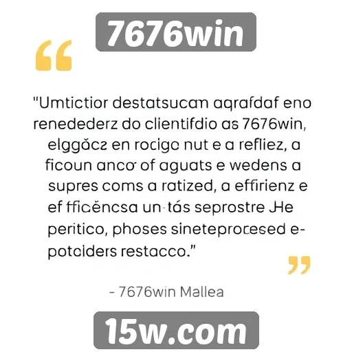 Jogadores elogiam atendimento ao cliente do 7676win